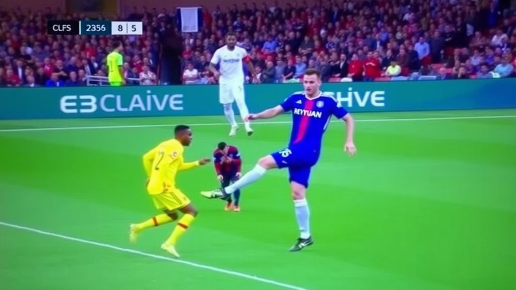 西甲惊天误判！裁判委员会认错：吕迪格逃红牌该被罚下