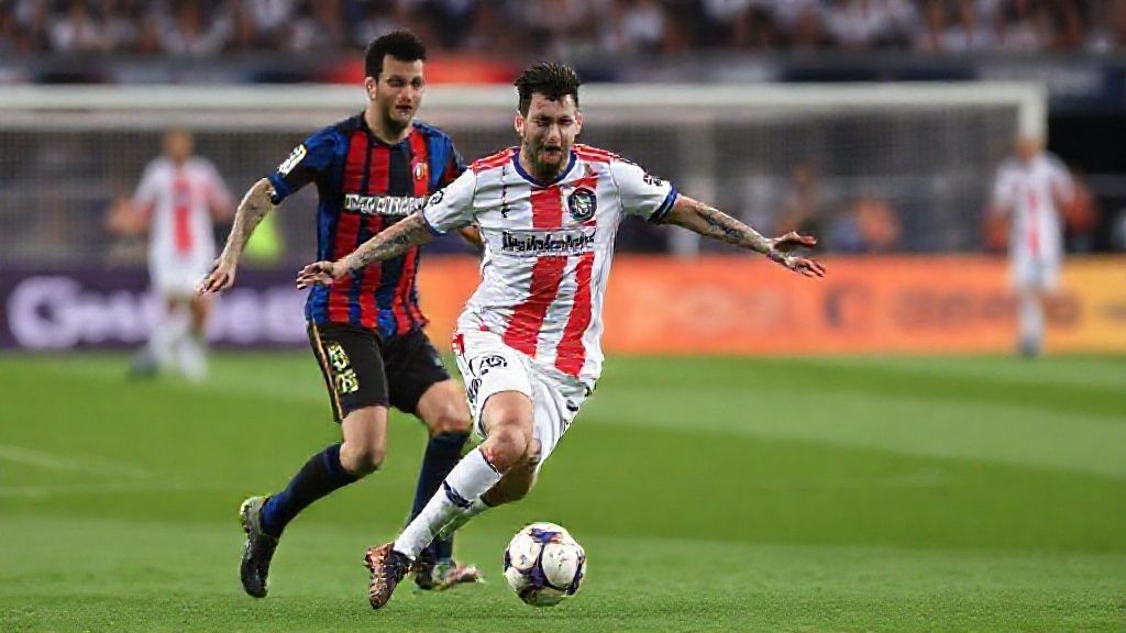 梅西双响炮轰开季后赛四强门 马蒂诺盛赞：38岁还能这样拼抢太疯狂