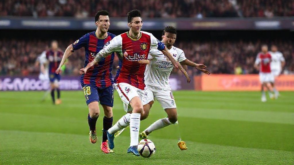 巴萨险胜塞尔塔：莱万帽子戏法闪耀，德容染红离场引发悬念